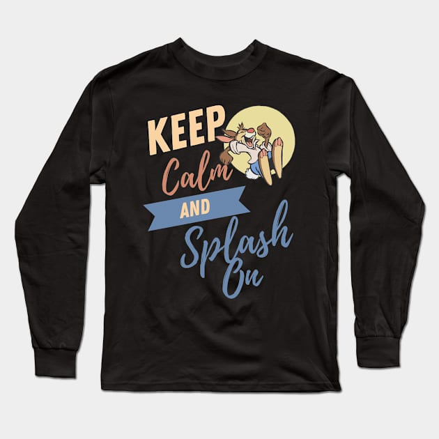 Splash Mountain - Keep Calm Long Sleeve T-Shirt by The Tomorrowland Traveler